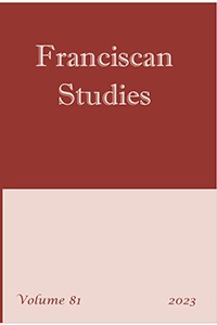 Frnciscan Studies cover 2023