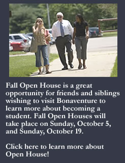 Fall Open House information.