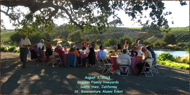 Pictured: Grassini Family Vineyards SBU alumni event 2013