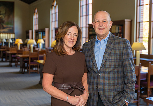 President Jeff Gingerich and Betsy Gingerich
