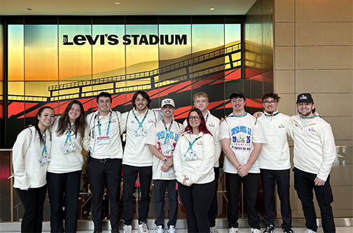 Sports Management students at Levi Stadium