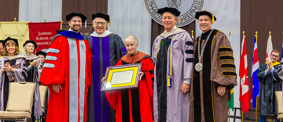 Sr. Margaret Carney, O.S.F., S.T.D., honored with doctorate