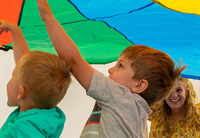 Students and mentor.