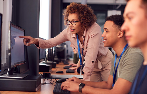 ms-cyber-3-500 M.S. Cybersecurity students & teacher