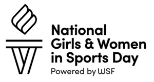 National Girls & Women in Sports Day logo