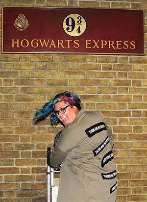 Harry Potter studio A student at the studio where "Harry Potter" was filmed