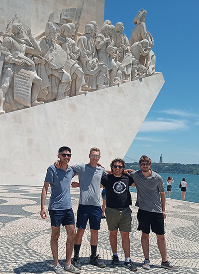 Students enjoy Lisbon, Spain