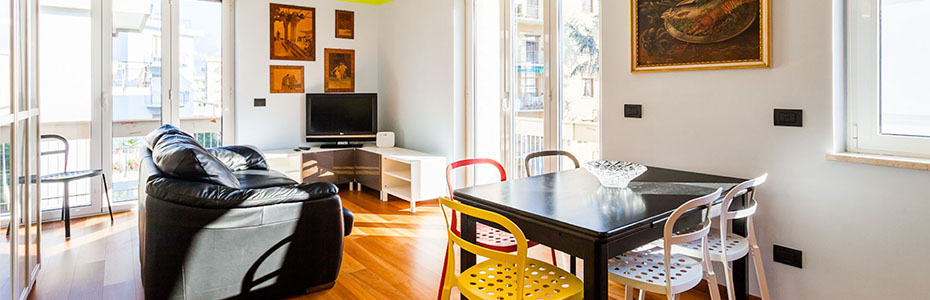 A shared apartment for students in Sorrento