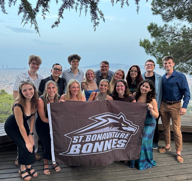 Students visit Madrid, Spain.