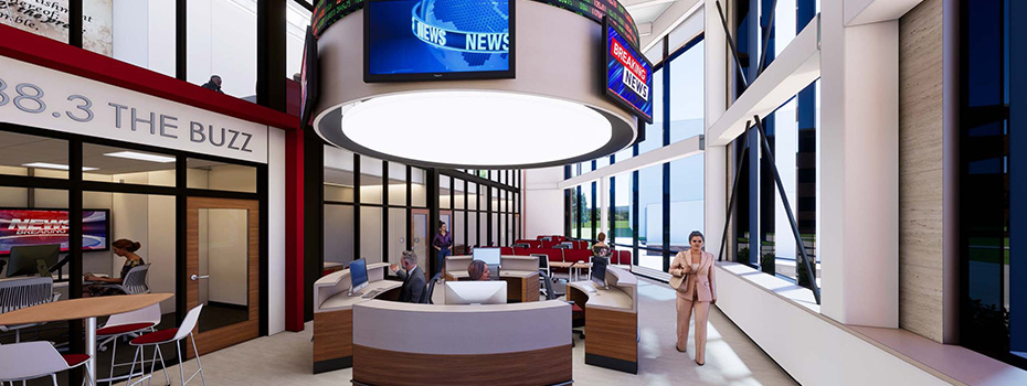 Rendering of media hub