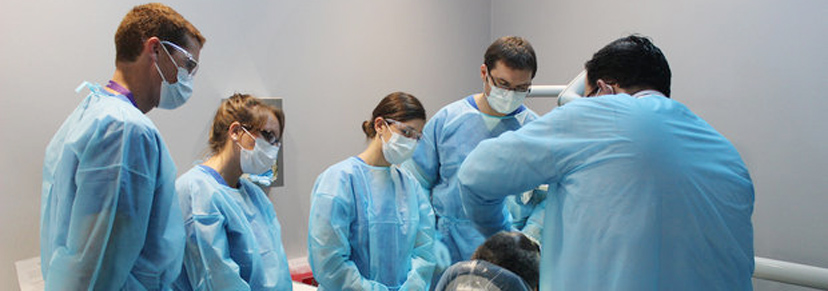 Students at the LECOM School of Dental Medicine
