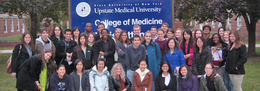 Students at SUNY Upstate Medical University College of Medicine