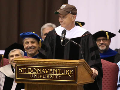 Dan Barry Dan Barry speaking at Commencement in 2016
