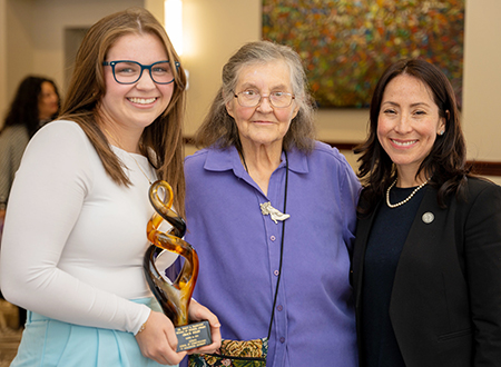 Woman of Promise Foley with Mary Hamilton and Elizabeth Ortega