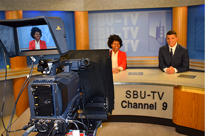 Pictured_SBU-TV on the air