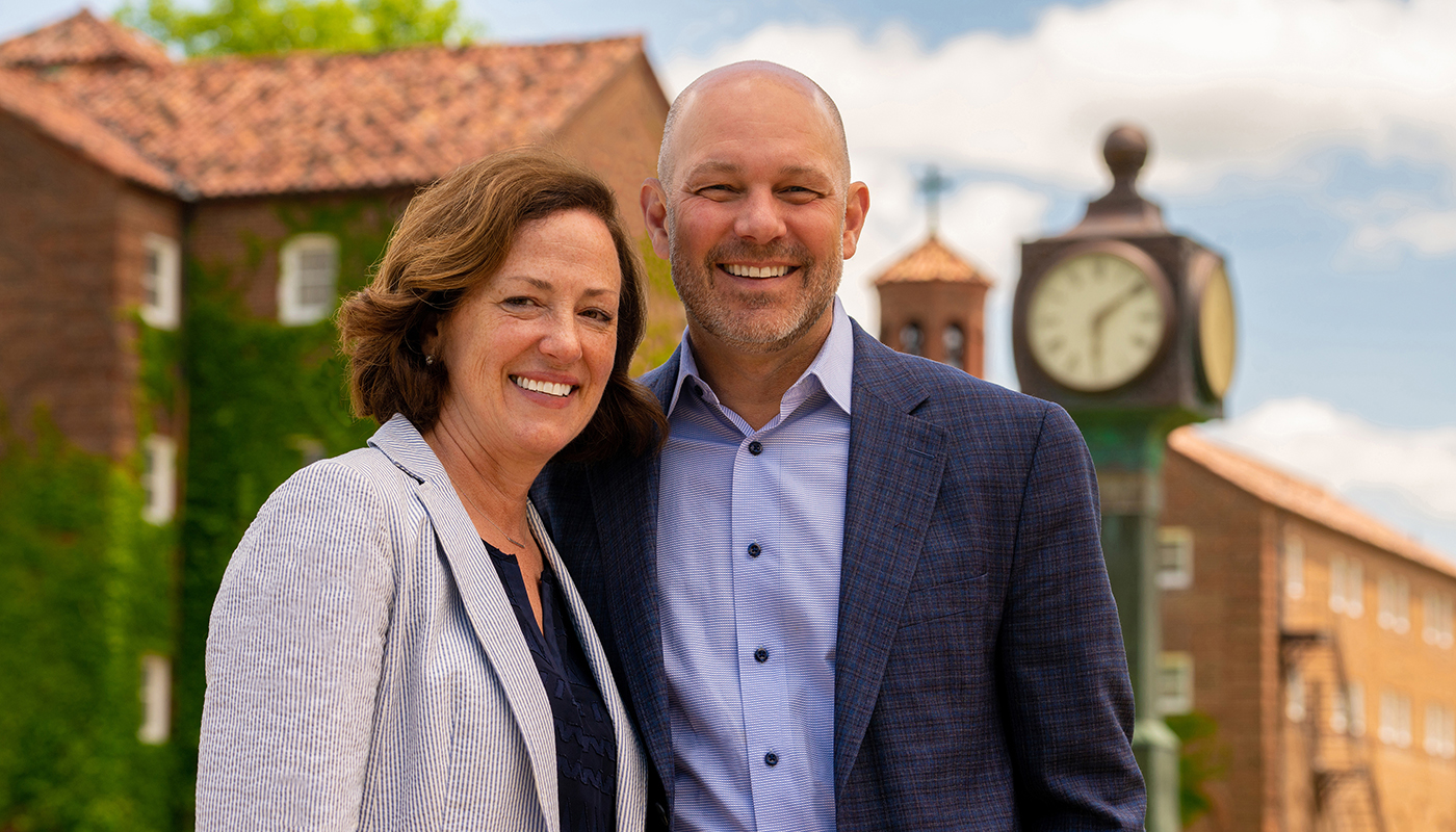 President Jeff Gingerich and Betsy Gingerich