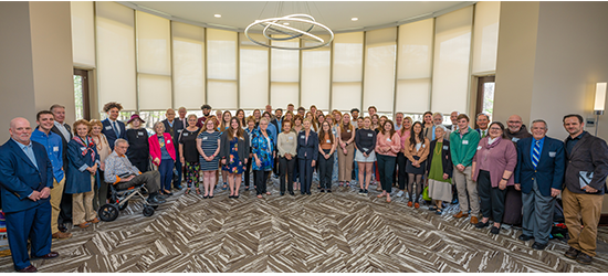 Scholarship and grant recipients with their benefactors_2023