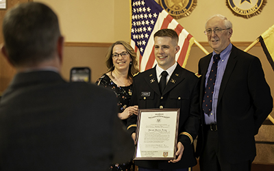 ROTC Cadet Quinn O'Rourke