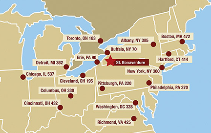 Maps, & Accommodations | St. Bonaventure