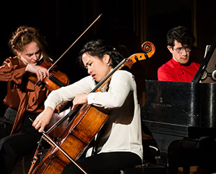 Merz Trio performs at St. Bonaventure University on Jan. 21, 2022