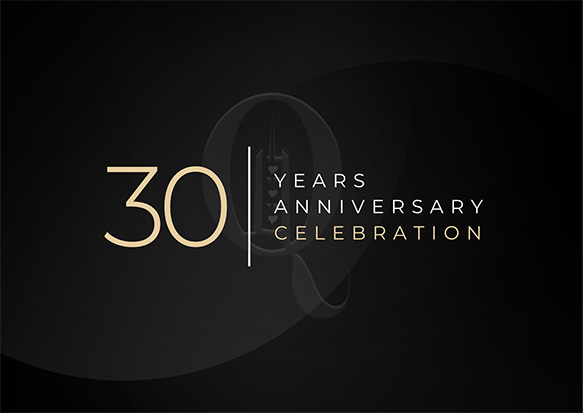 QCA 30-year anniversary logo