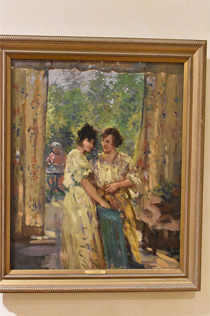 "Two Women in an Interior," Genth