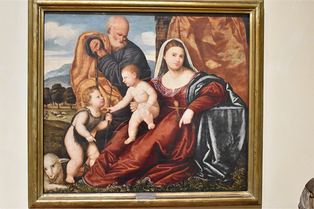 Lucinio's "Holy Family with St. John"