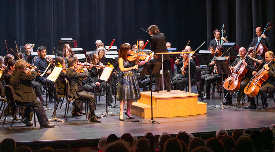 BPO performing at the Quick Center for the Arts.