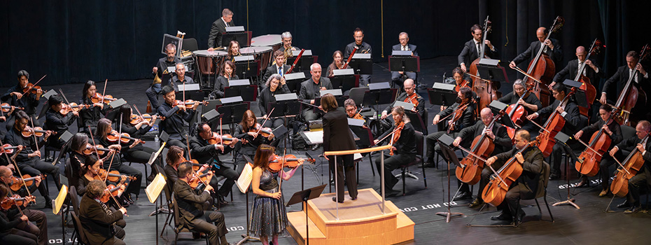 JoAnn Falletta and the Buffalo Philharmonic Orchestra at the Quick Center.