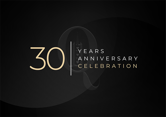 QCA 30th Anniversary logo QCA 30th Anniversary logo
