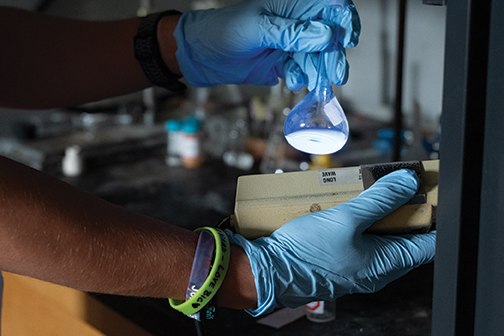 fluorescence_of_a_compound