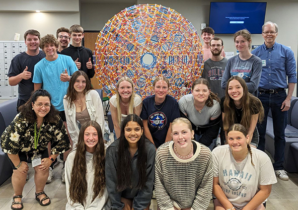 ALCS calc students with Dr. Hill and Linda Dodd-Nagel