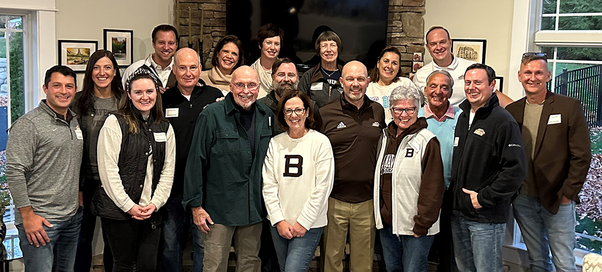 The new SBU Alumni Council with President and Betsy Gingerich