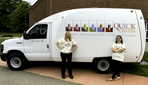 The Quick Center for the Arts ArtMobile will visit some 20 libraries this summer.
