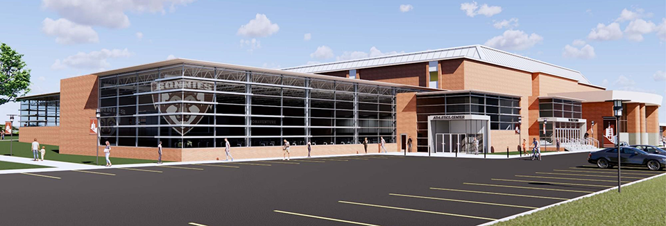 Athletics Center sketch Athletics Center sketch