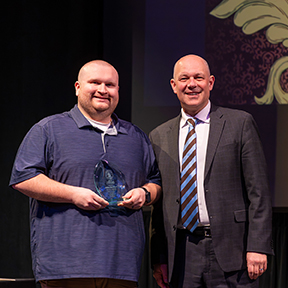 Dillon_Ruediger and President Gingerich