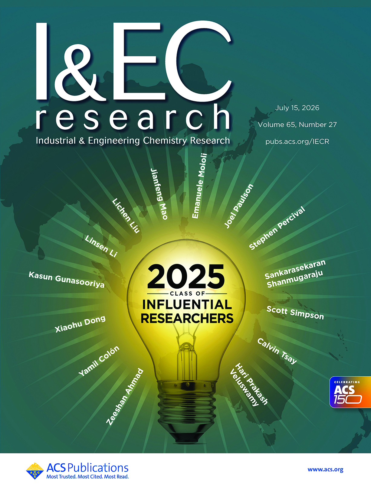 Industrial & Engineering Chemistry Research journal cover