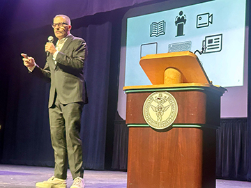 Pat Lafferty CommDay guest speaker