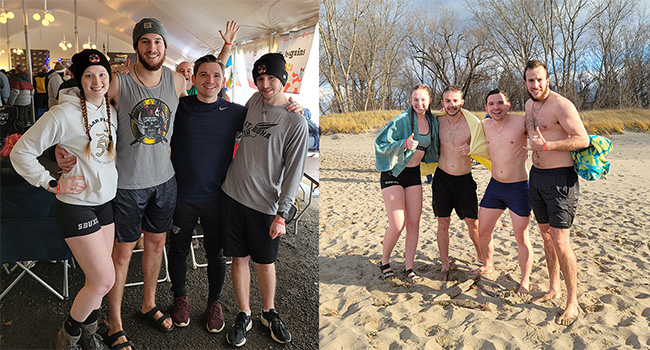 Polar Plunge participants SBU Polar Plunge participants