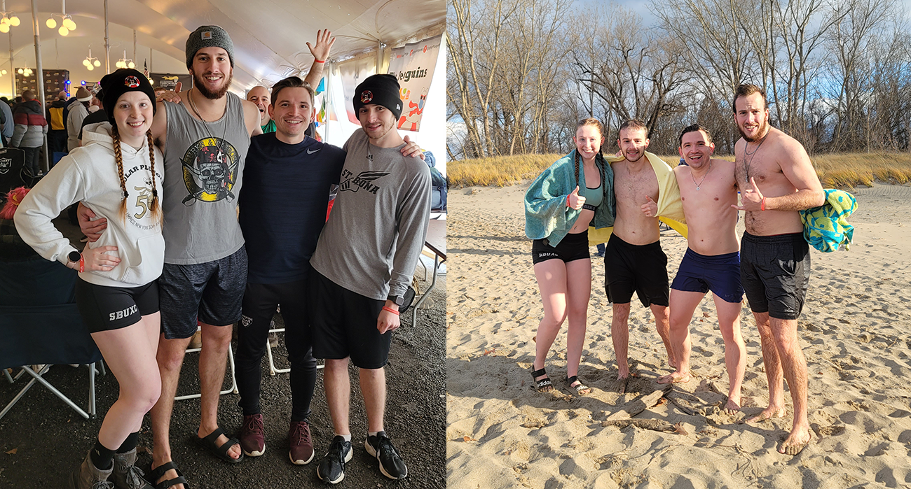 SBU Polar Plunge participants