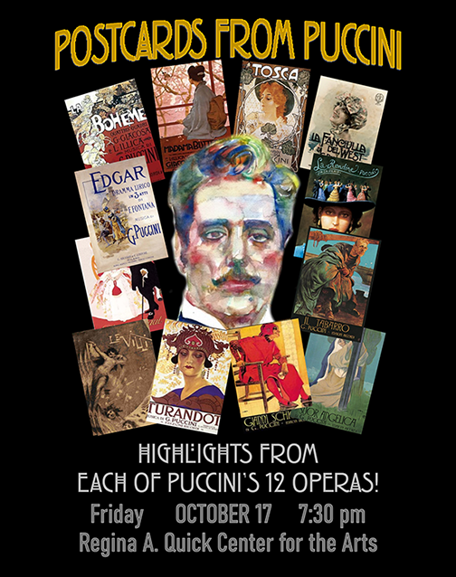Postcards From Puccini Flyer Image