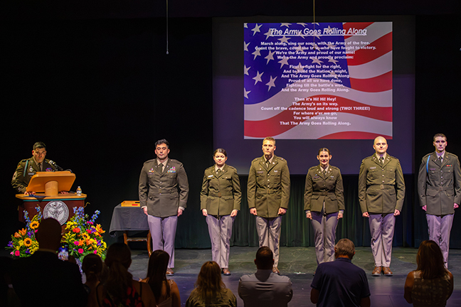 ROTC commissioning service 2026