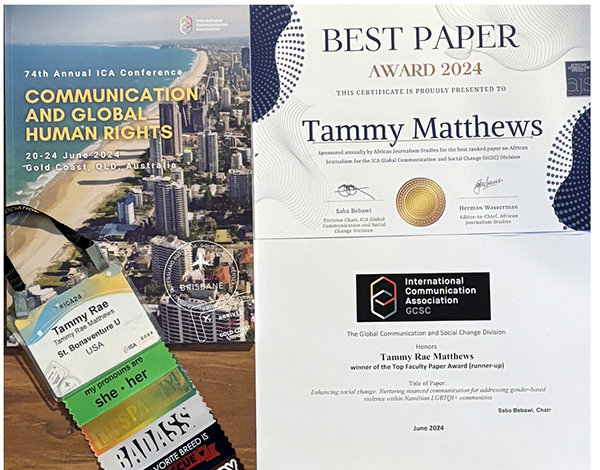 Tammy Rae Matthews honors. web