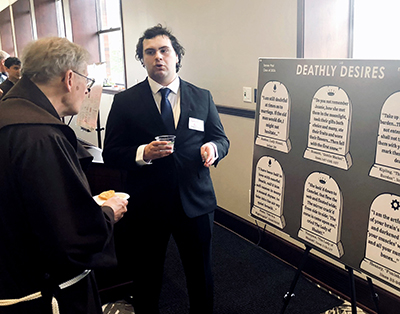 Tanner Pasi at the Arts & Sciences Expo in April.